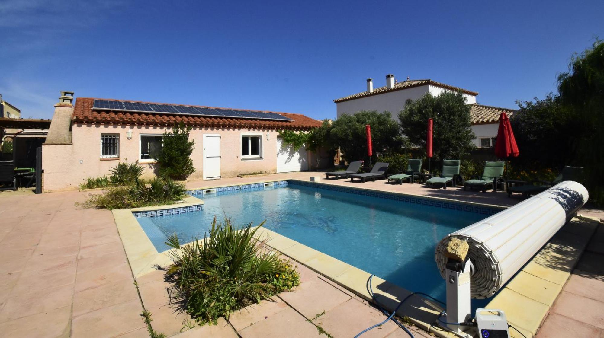 Villa Les 2 Dauphins Le Barcarès Exterior foto